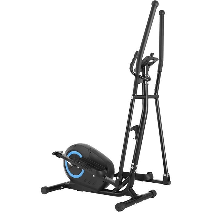 LUDOSPORT Velo Elliptique Magnetique YQ 2300B Ecran LCD Capteur Cardiaque de Prehension 8 Niveaux de Resistance Charge 110 kg Cdiscount Sport