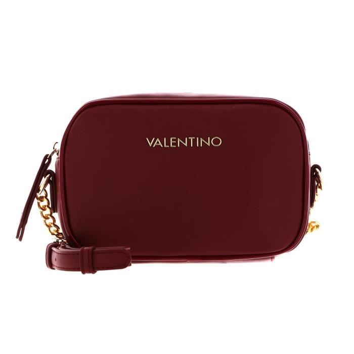 VALENTINO BAGS Moss Haversack Bordeaux 149998 sac a epaule bandouliere sacoche Rouge Cdiscount Bagagerie Maroquinerie