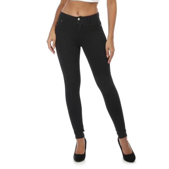 Pantalon de cuisinier stretch femme Chaud Devant Skinny noir - Taille M main image 1