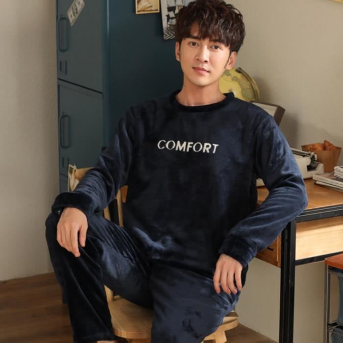 Pyjama homme velour clearance