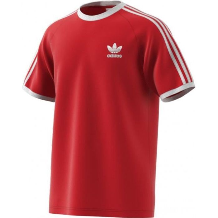 Adidas tee on sale shirt rouge