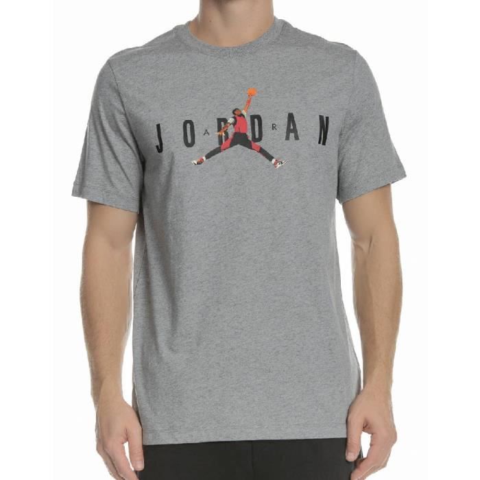 T shirt nike gris jordan clearance