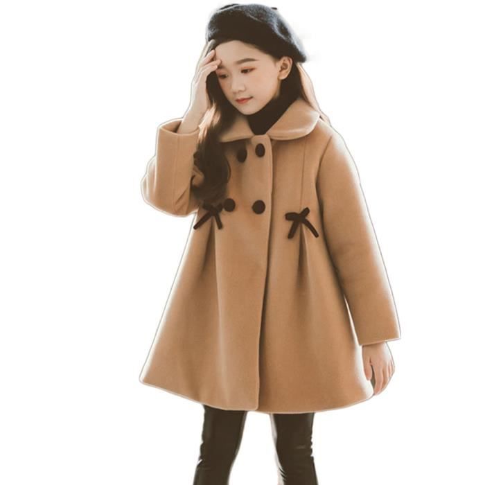 Manteau Pour B b Fille Manteau Manches Longues avec N ud