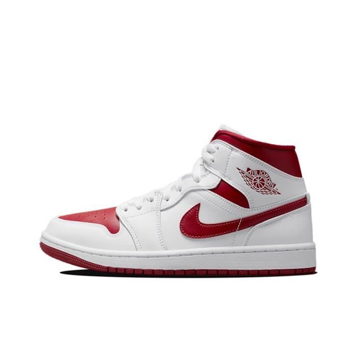Jordan femme shop blanche et rouge