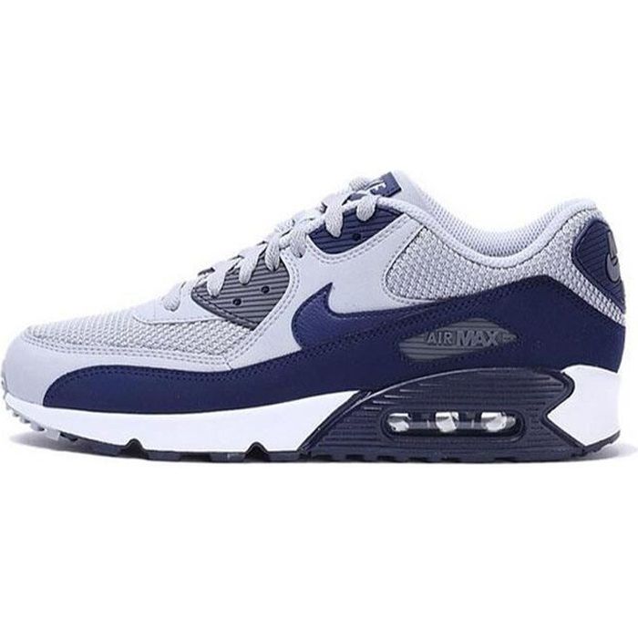Basket AIR MAXs 90 Essential Bleu Nike Mixte Adulte Lacets