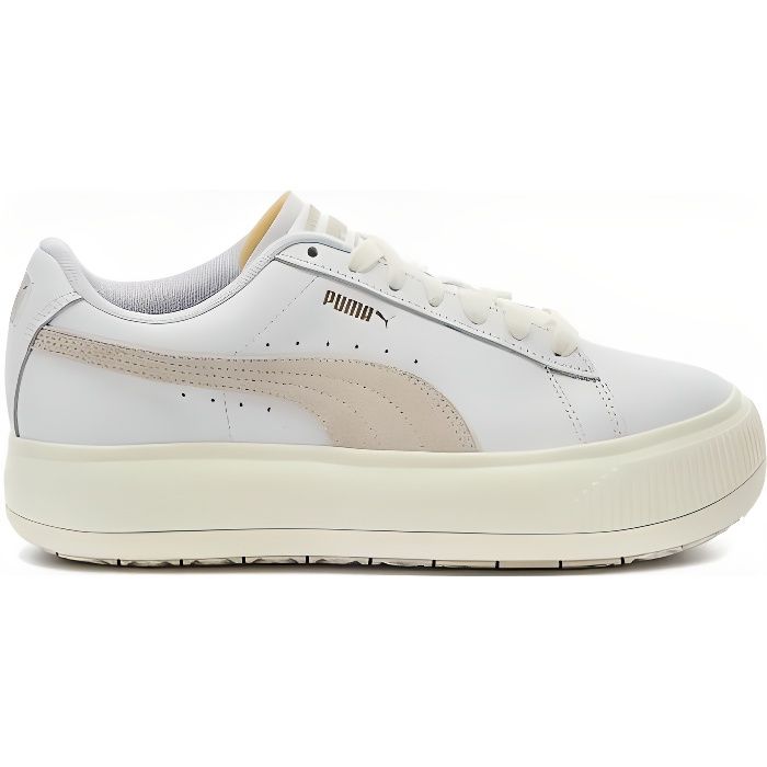 Baskets femme Puma Mayu Lth - blanc/beige - 37