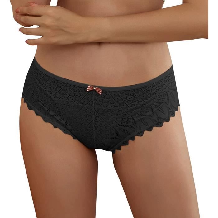 String Femme Sexy Chic Dentelle Hot Ouvert Femms Grande Taille Culotte Rouge Transparent Shorties Femmes Dentelle Sexy Noir Noir Cdiscount Pret a Porter