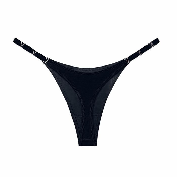 String taille sales basse en v