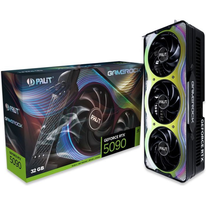 Palit GeForce RTX 5090 GameRock NVIDIA GDDR7 Neuf - vue 5