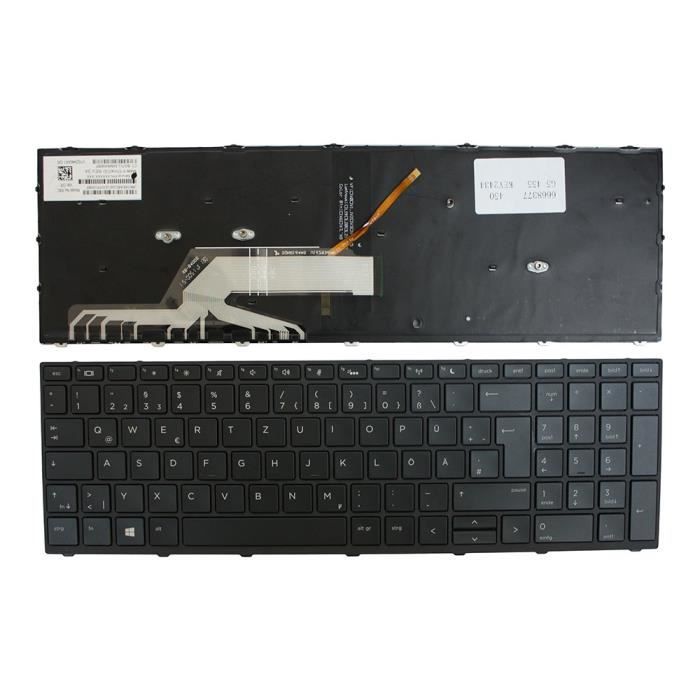 Clavier AZERTY Français Pour HP ProBook 470 G5 – Rétroéclairé – Compatible Garanti