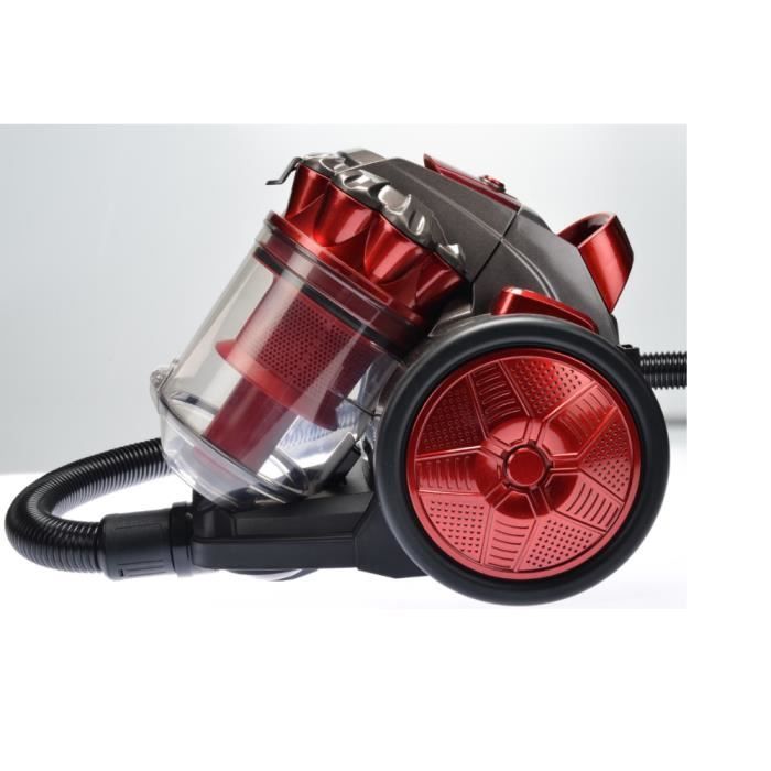 ASPIRATEUR SANS SAC CYCLONIQUE DESING RED TRES PERFORMANT