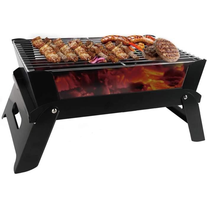 Barbecue portable Mapa Grill - Charbon de bois - Sans fumée - 35cm de