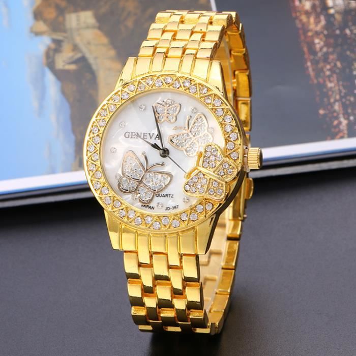 Cdiscount Montre Geneva Quartz Femme Prix SHARPHY Montre Femme De