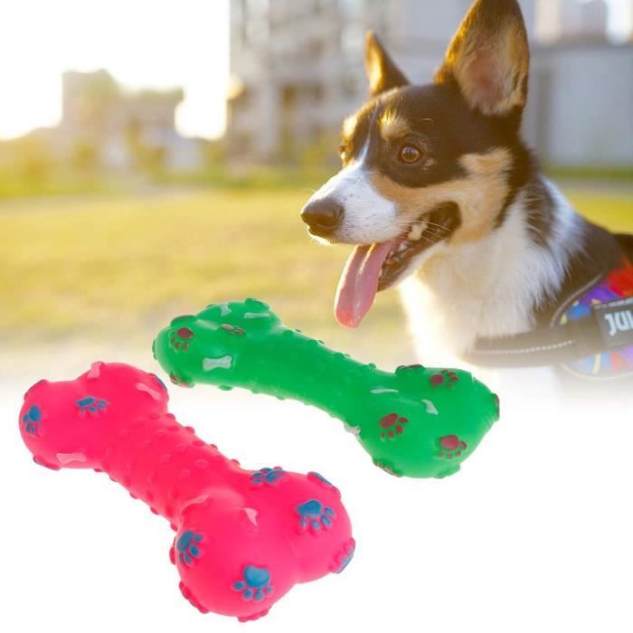 Jouet Pour Chien 1pc Os De Caoutchouc Doux Jouet à Mâcher Mordre Chat Chaton Fournitures De Chiot Massage Molai