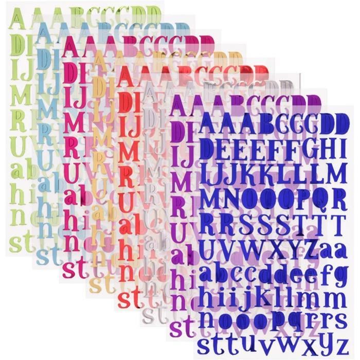 Sourcing Map Lot De 15 Feuilles D'autocollants En Forme De