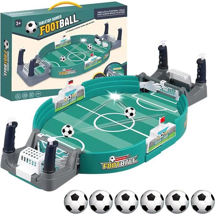 Mein Herz Babyfoot Interactif - Mini Baby-foot 6 Ballons - Cadeau Enfant Et Adulte - Jeu Familial