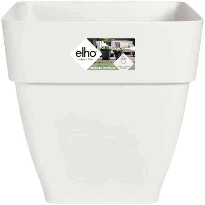 Elho pot de fleurs Vibia campana rond blanc - Pot pour l'extérieur