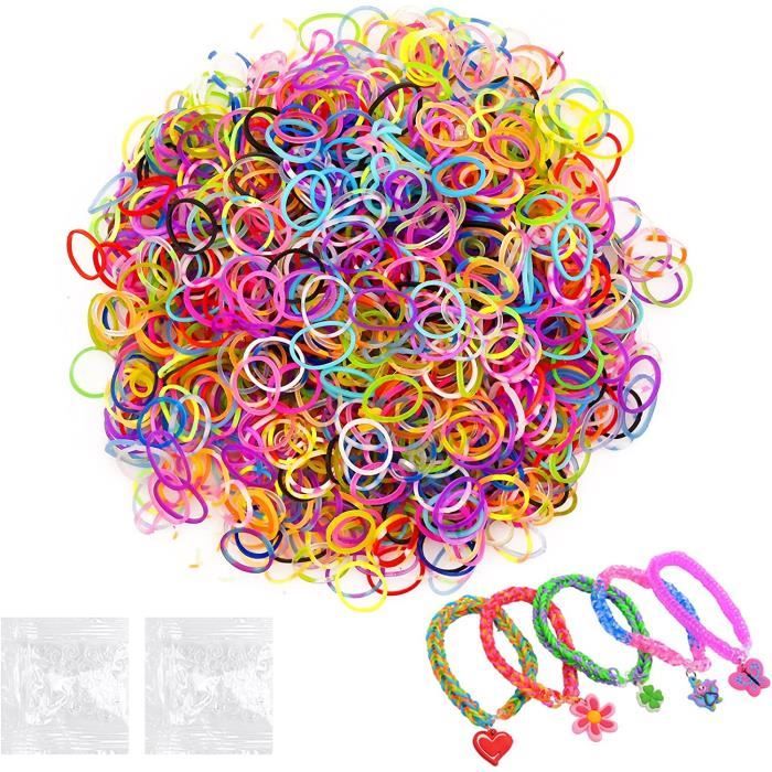 Bandai Rainbow Loom Boutique – Coffret Bracelets Élastiques 4000 Pièces – Perles, Charms, Crochets – Dès 7 Ans