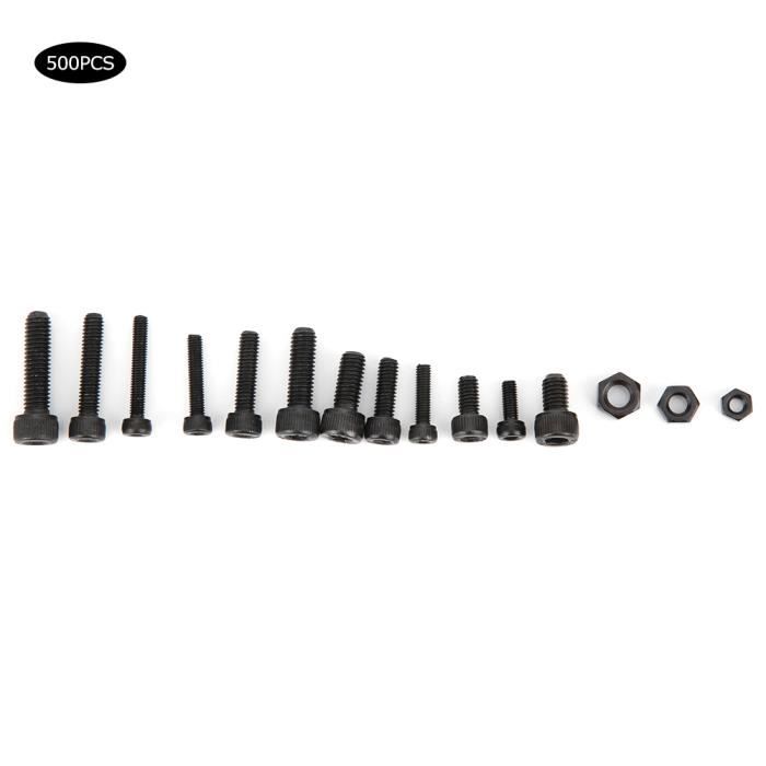 Vis Hexagonales En Cuivre M3 à M16 Avec écrous, Rondelles Et Anneaux élastiques