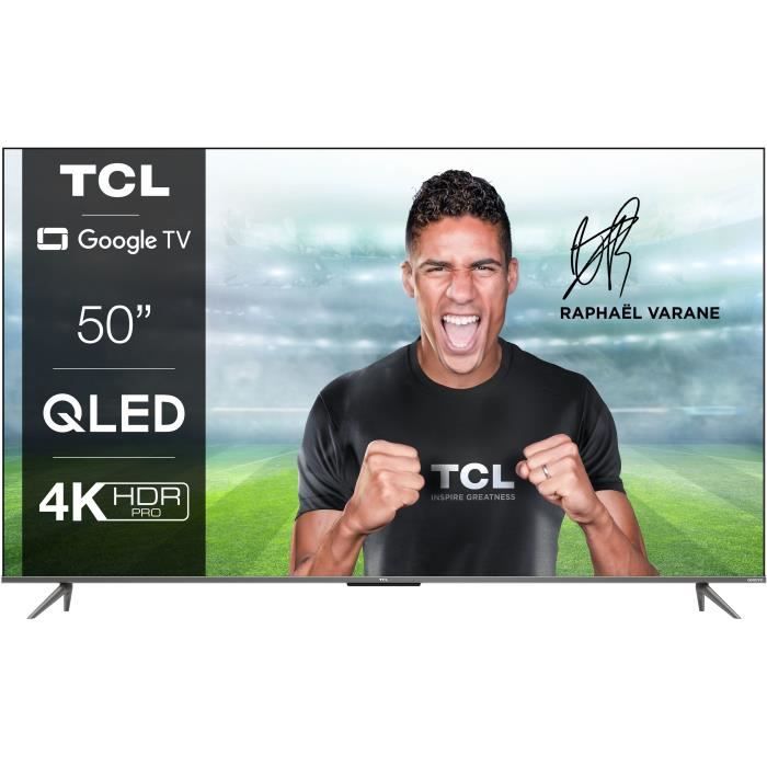TV QLED TCL 50QLED760 50'' (127cm) - 4K UHD - Smart TV Google - Dolby  Vision - son Dolby Atmos - HDMI 2.1 - Cdiscount TV Son Photo