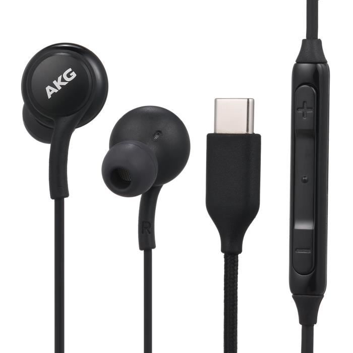 Ecouteurs filaire AKG USB-C noir - SFR Accessoires