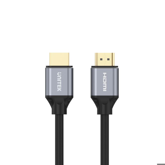 UNITEK Câble HDMI 2.1 Premium Gold 3m 8K 60Hz / 4K 120Hz - Gris