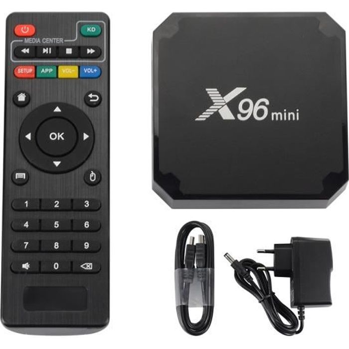 X96 Mini Android TV Box Android 7.1 TV Box Amlogic S905W Quad-Core 2 Go +  16 Go 4K HD WIFI Media Player AH373 - Cdiscount TV Son Photo