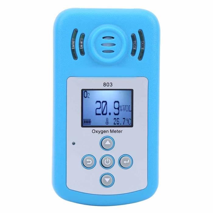 YOSOO Compteur d'oxygène 803 Détecteur d'Oxygène O2 Numérique Portable ...