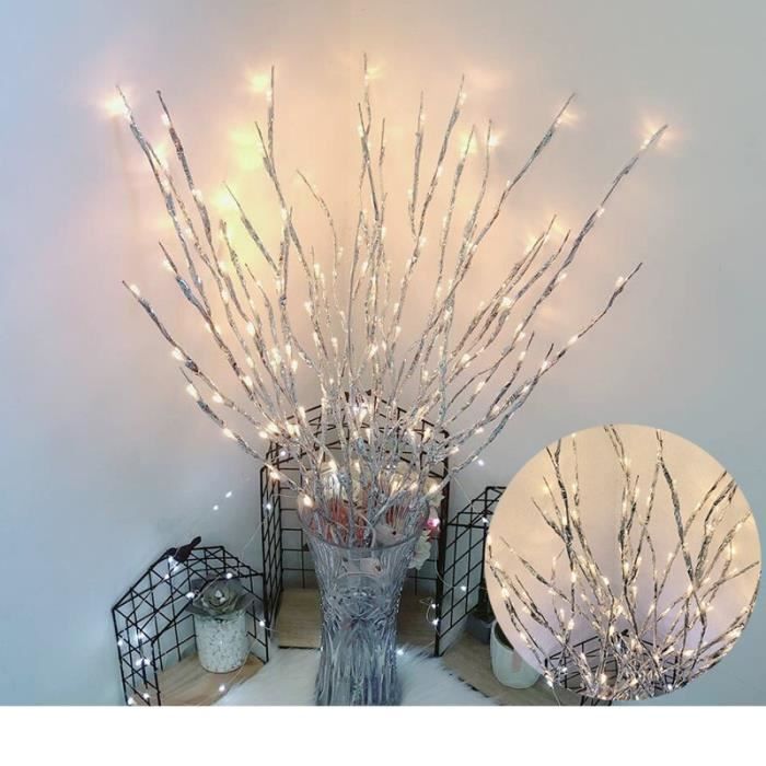 Arbre Lumineux LED Fleurs De Cerisier 2.3M 144 LED - Guirlande Lumineuse Avec Télécommande 8 Modes