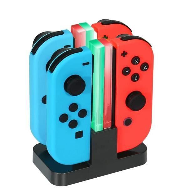 4 en 1 Chargeur Nintendo Switch Manettes Joy Con Charging Dock avec Indicateur LED - vue 2