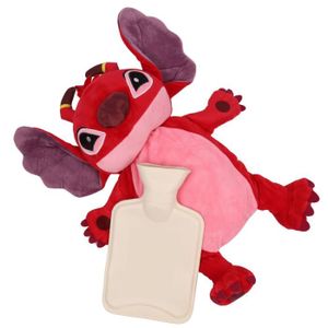 Bouillotte Peluche Stitch – 500 Ml – Garde La Chaleur 3 à 6 Heures – 30 Cm