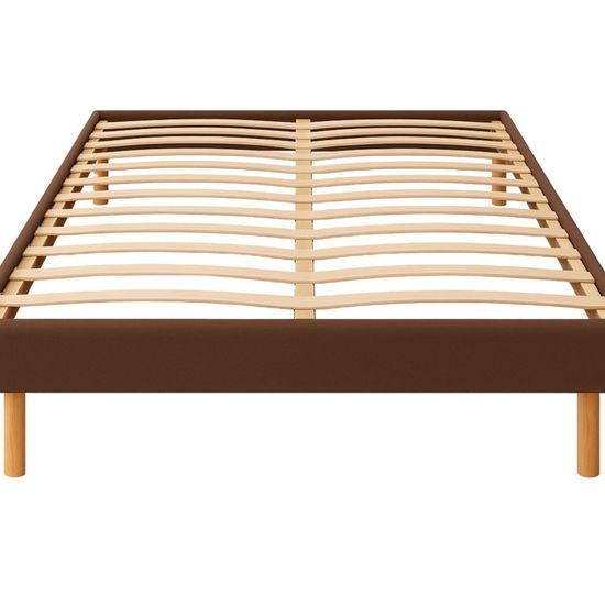 Nuits D'or Gregory - Solide et Confortable Sommier Tapissier Marron + Pieds en 20 cm pour Matelas en 120x190-13 Lattes - Montage Rapide et Facile - revetement PVC Facile d'entretien Nuits D'or Gregory - Solide et Confortable Sommier Tapissier Marron + Pieds en 20 cm pour Matelas en 120x190-13 Lattes - Montage Rapide et Facile - revetement PVC Facile d'entretien