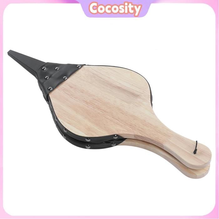 Soufflet de cheminée en bois marron 42,9 x 19,1 cm - Grand ventilateur de cuisine d'extérieur avec sangle de suspension pour barbecue, camping, barbecue Soufflet de cheminée en bois marron 42,9 x 19,1 cm - Grand ventilateur de cuisine d'extérieur avec sangle de suspension pour barbecue, camping, barbecue