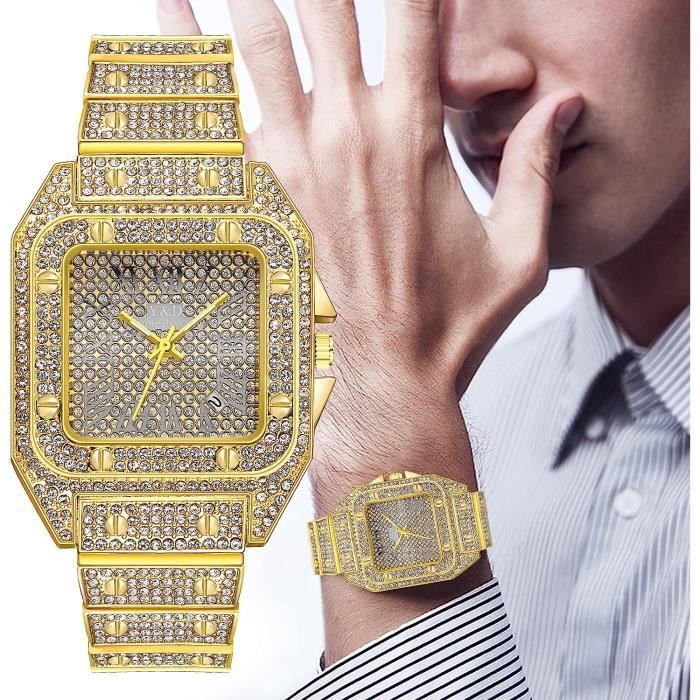 Montre Pas Cher Soldes Montre D Affaires De Luxe En Diamant Homme