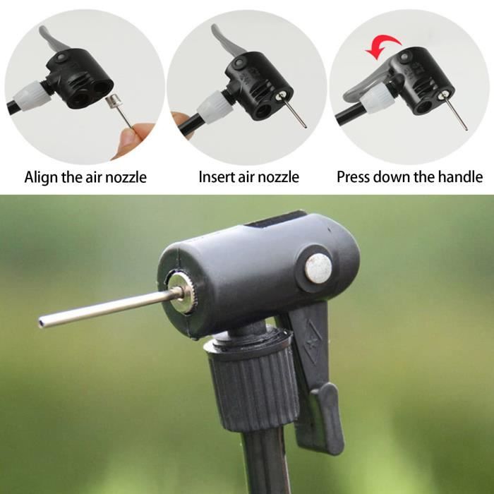 Lot De 3 Aiguilles De Pompe à Air Pour Ballon De Basket-ball, Aiguilles De Pompe à Air Pour Ballons, Aiguilles De Pompage à Double Port, Adaptateur En Acier Pour Basket-ball, Football