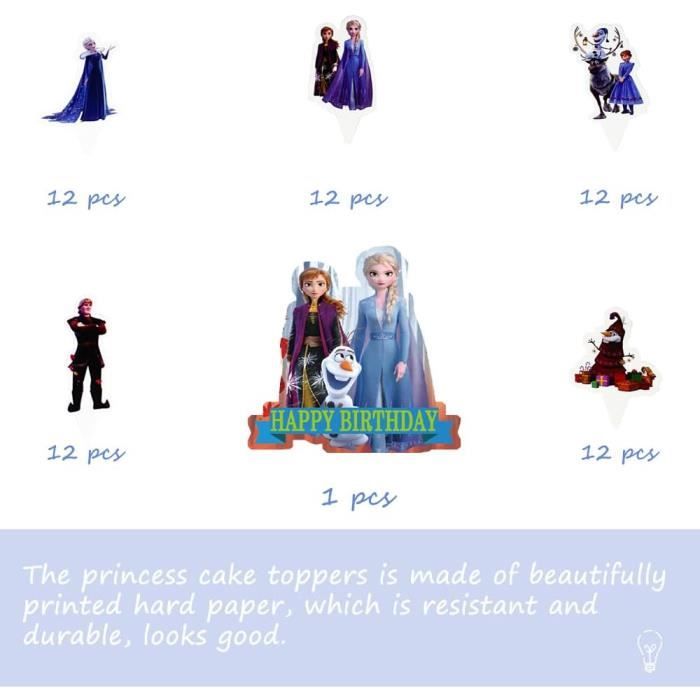 Four Ever a Princess Cake Topper - Birthday Princess Cake Decor for Four Year Four Ever a Princess Cake Topper - Birthday Princess Cake Decor for Four Year