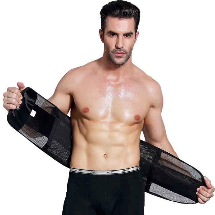 Ceinture Abdominale Minceur Gotoly Homme – Néoprène Sudation – Soutien Dos 7 Os – Ajustable – Fitness Running