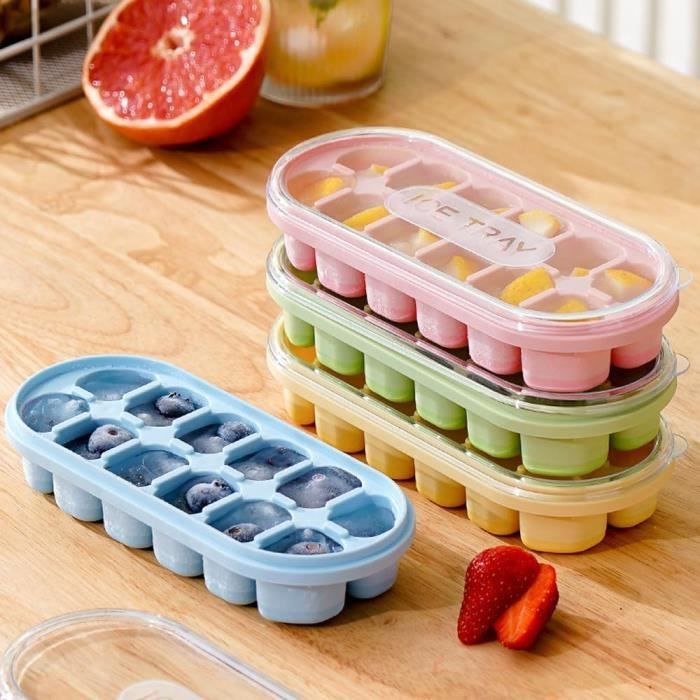 Bac A Glacon Glacons Moule Avec Couvercle Bacs À Glaçons Glaçon