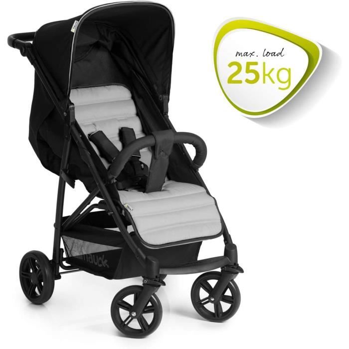 LORELLI Fiorano - Poussette canne citadine ultra compacte - Avec couvre  jambes - Jusqu'à 15Kg - Gris/Noir - Cdiscount Puériculture & Eveil bébé