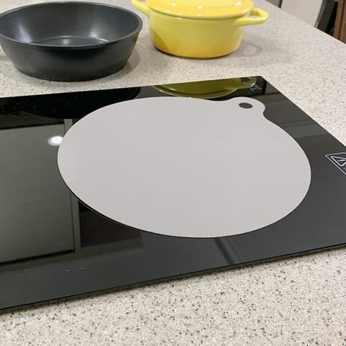 DarHaus Tapis De Protection Plaque Induction 30x52 Cm Chocolat - Protection 3mm, Espace Cuisine Extra & Design Élégant