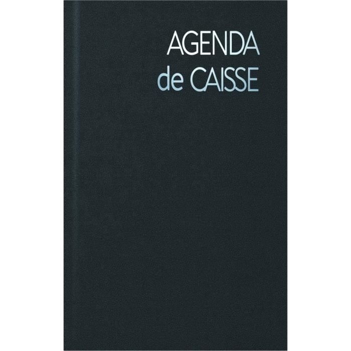 LECAS Agenda Perpétuel de caisse Journalier 14x22 cm Couverture rigide  Noire115 - Cdiscount Beaux-Arts et Loisirs créatifs