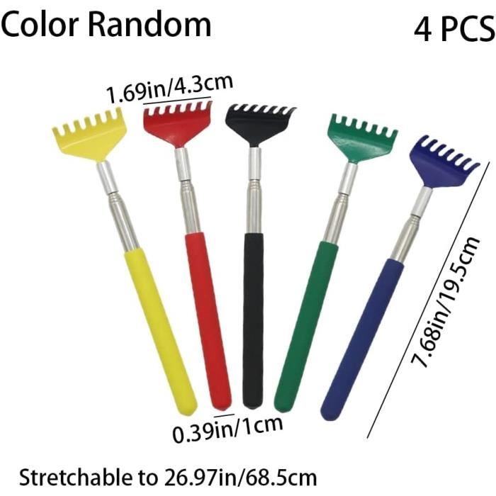 Lot De 4 Filets à Papillons Télescopiques – Longueur 85 Cm – Pour Enfants – étang, Piscine, Jardin