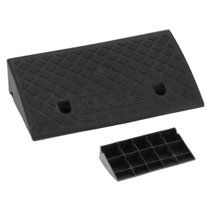 Rampe de pente de voiture, rampe de trottoir en caoutchouc robuste, rampe de pont de trottoir, rampe de chargement pour fauteuil roulant, rampes de seuil pour allée, trottoir, voiture, scooter, vélo