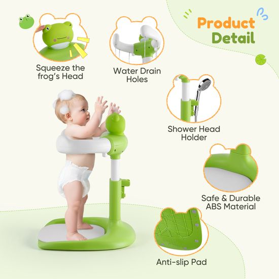Baby Shower Stand Bath,Support Baignoire Bébé,Support Debout De La Douche De Bébé Antidérapante,Réglable En Hauteur,Support - Puériculture & Eveil bébé Baby Shower Stand Bath,Support Baignoire Bébé,Support Debout De La Douche De Bébé Antidérapante,Réglable En Hauteur,Support - Puériculture & Eveil bébé