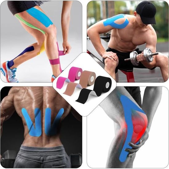 Tape And Go Bande De Kinésiologie Pour Athlètes - 5 M De Flexibilité