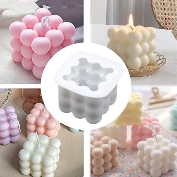 Mini moule cube 3D en silicone à 1/2 cavités, ustensile de cuisine idéal  pour les desserts, les mousses, les gâteaux, les bougies et le plâtre -  AliExpress