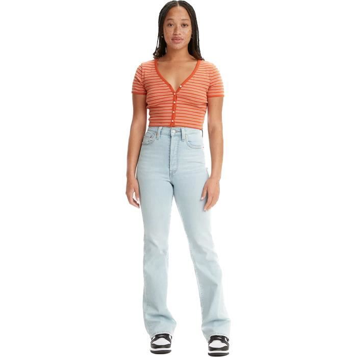 Jeans levis bootcut bleu femme BLEU Cdiscount Pret a Porter