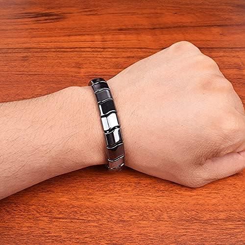 Classical Wave Hematite Energy Bracelets Men Nature High Polish Hematite Magnetic Bracelets For Women Energy Jewelry Gold Col P3350 Achat Vente bracelet gourmette Classical Wave Hematite En3350 Cd
