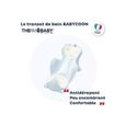 THERMOBABY Transat de bain babycoon® - Fleur bleue-3