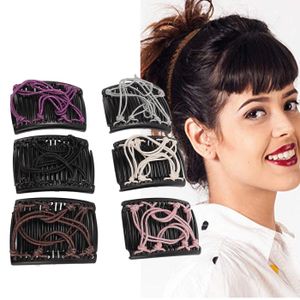 Kit 7 Peignes Magiques Dadabig - Pour Coiffures Et Pinces à Cheveux - Modèles élégants